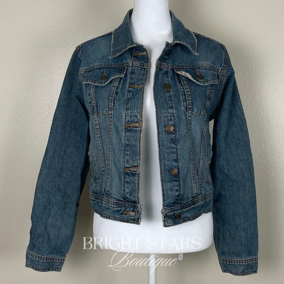 Rare Embroidered Denim Jacket ASO Joey Potter Dawsons Creek Vintage Casual - Picture 4 of 11